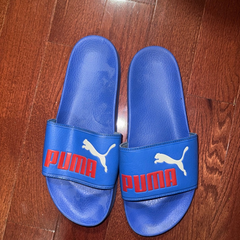 PUMA  Blue Slides - Picture 2 of 2